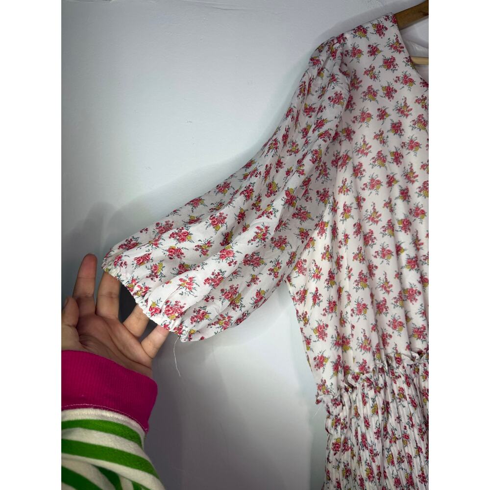 Arula floral print tiered mini dress with ruffled details Size B (XXL) - Picture 6 of 7